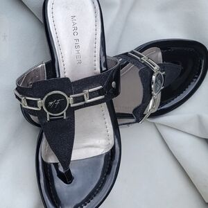 Marc Fisher Sandals 8 Black